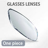 Single replacement clear optical lens for AI smart glasses, one piece shown on white background