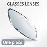 Single replacement clear optical lens for AI smart glasses, one piece shown on white background