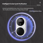 Automatic toothbrush dryer with 24-hour intelligent cruise cycle purification feature